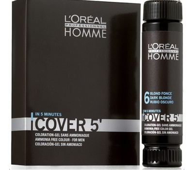 Тонирующий гель L`Oreal Professionnel Homme Cover 5' №7