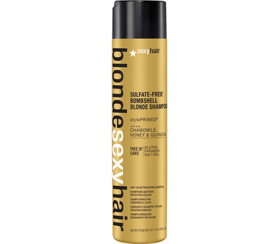 Шампунь для сохранения цвета блонд Sexy Hair Bombshell Blonde Shampoo