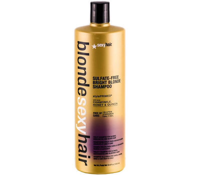 Шампунь корректирующий для блондинок Sexy Hair Bright Blonde Shampoo 198309