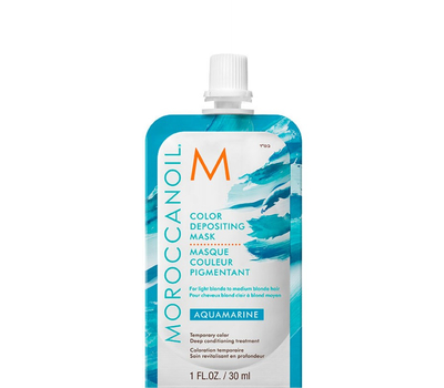 Тонирующая маска Аквамарин - Moroccanoil Color Depositing Mask Aquamarine