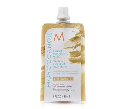 Тонирующая маска Шампань - Moroccanoil Color Depositing Mask Champagne