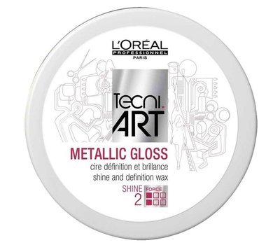 Воск эффект металлического блеска L'Oreal Professionnel Tecni.Art Metallic Gloss