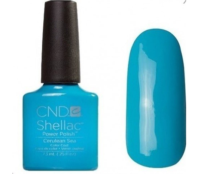 90518 Cerulean Sea Гель-лак Creative Shellac Голубой коллекция Paradise