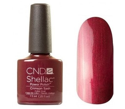 90623 Crimson Sash Гель-лак Creative Shellac Насыщенный красно-бордовый коллекция Modern Folklor